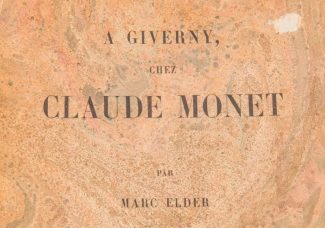 Elder. À Giverny, chez Claude Monet